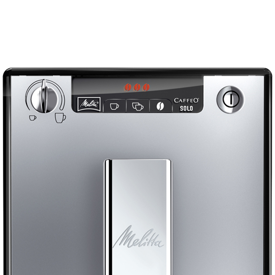 (Refurbished) silber-schwarz Online Caffeo® Solo® Kaffeevollautomat, Melitta® | Shop