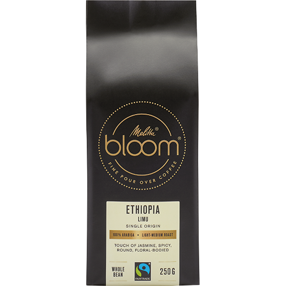 Melitta® BLOOM® Ethiopia Limu Pour Over Kaffee, Ganze Bohne, 250g